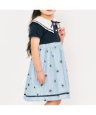 【エフオー オンラインストア/F.O.Online Store / KIDS】のtiny bearセーラー衿ドッキングワンピース ネイビーブルー|ID: prp329100004552503 ipo3291000000033447548