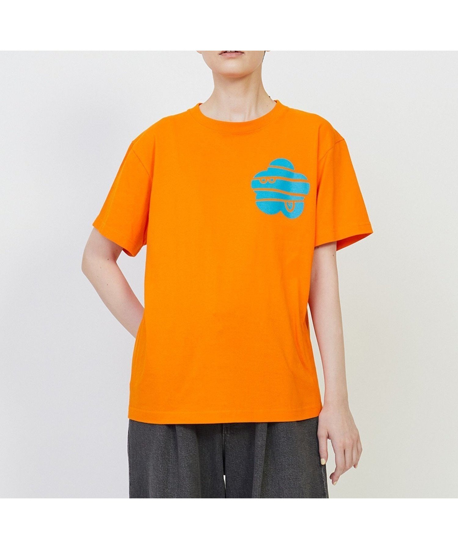 【フラボア/FRAPBOIS】のパーキーT インテリア・キッズ・メンズ・レディースファッション・服の通販 founy(ファニー) 　ファッション　Fashion　レディースファッション　WOMEN　インナー　Inner　シンプル　Simple　プリント　Print　ベーシック　Basic　オレンジ|ID: prp329100004552525 ipo3291000000032305382