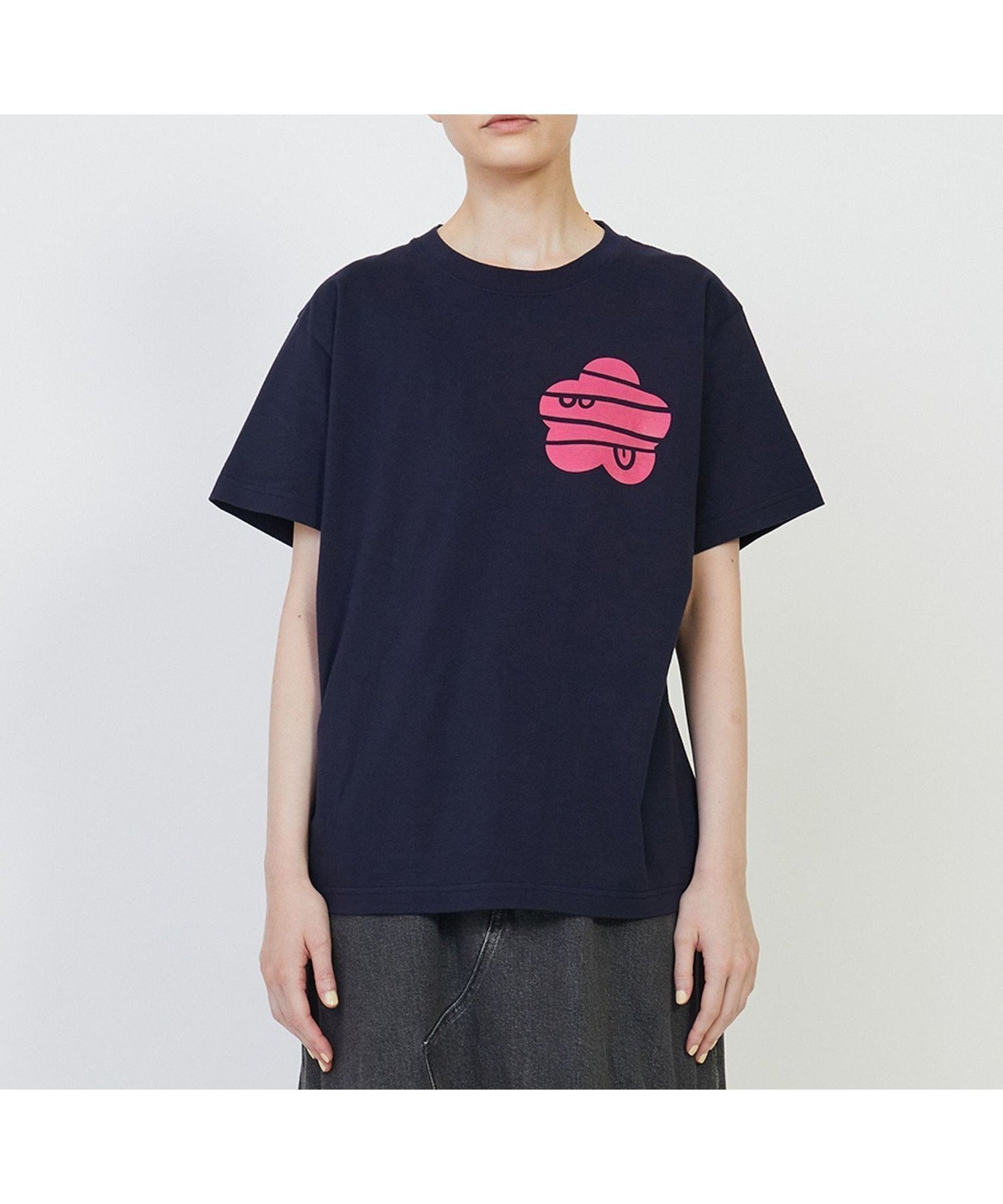 【フラボア/FRAPBOIS】のパーキーT インテリア・キッズ・メンズ・レディースファッション・服の通販 founy(ファニー) 　ファッション　Fashion　レディースファッション　WOMEN　インナー　Inner　シンプル　Simple　プリント　Print　ベーシック　Basic　ネイビー|ID: prp329100004552525 ipo3291000000032305383