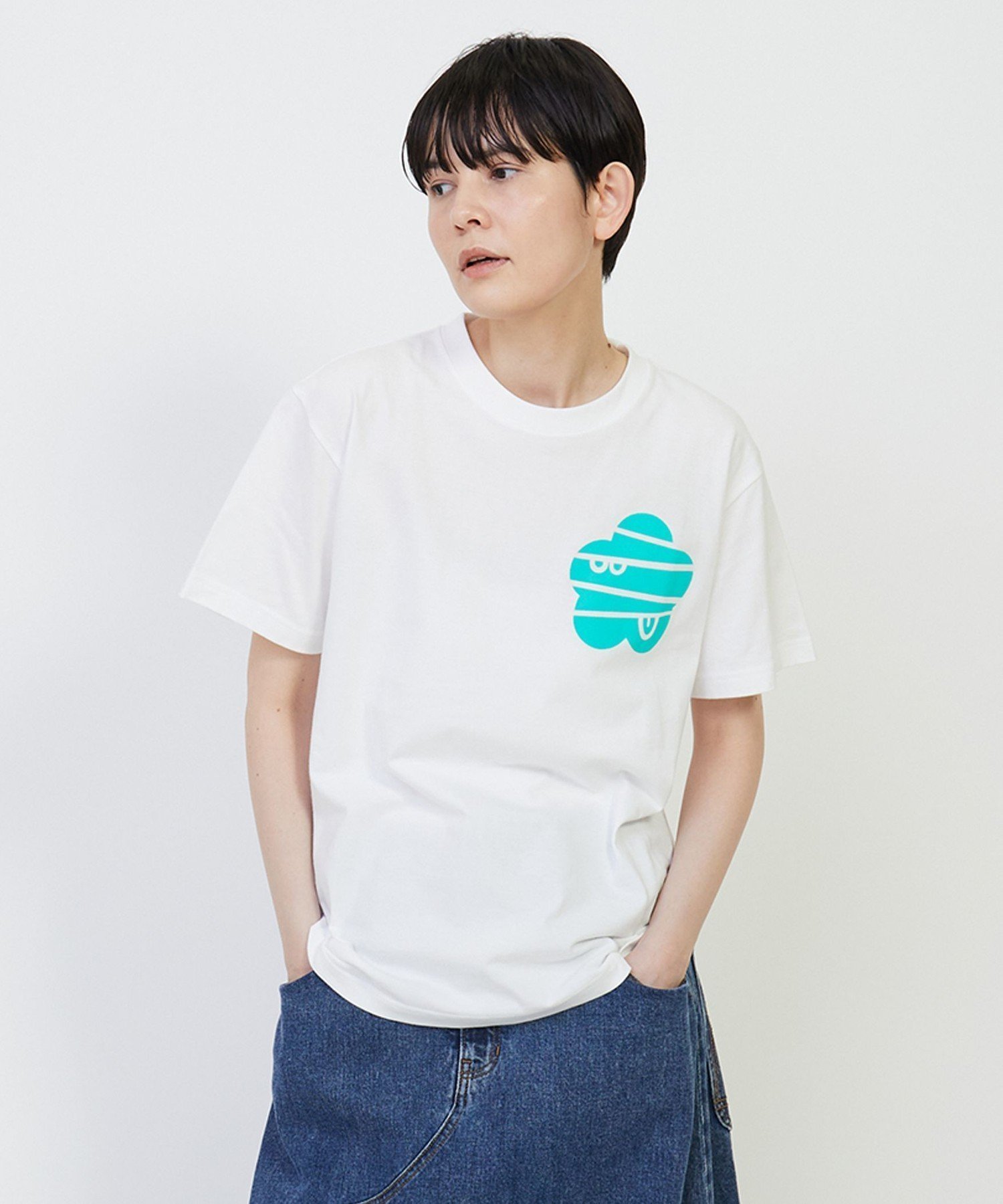 【フラボア/FRAPBOIS】のパーキーT インテリア・キッズ・メンズ・レディースファッション・服の通販 founy(ファニー) 　ファッション　Fashion　レディースファッション　WOMEN　インナー　Inner　シンプル　Simple　プリント　Print　ベーシック　Basic　ホワイト|ID: prp329100004552525 ipo3291000000032305384