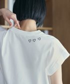 【フリークスストア/FREAK'S STORE】のオーガニックコットン ロールアップハート刺繍Tシャツ 25SS ホワイト|ID: prp329100004552534 ipo3291000000033835779