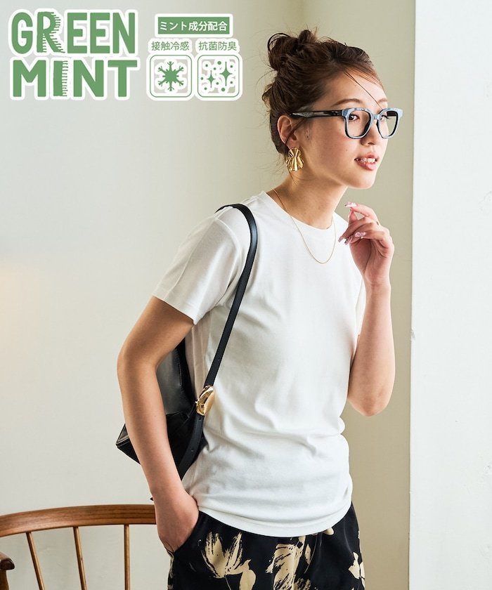 【フリークスストア/FREAK'S STORE】のMINT クルーネック 半袖 Tシャツ【限定展開】 25SS インテリア・キッズ・メンズ・レディースファッション・服の通販 founy(ファニー) https://founy.com/ ファッション Fashion レディースファッション WOMEN トップス・カットソー Tops/Tshirt シャツ/ブラウス Shirts/Blouses ロング / Tシャツ T-Shirts 2025年 2025 2025春夏・S/S Ss,Spring/Summer,2025 オレンジ Orange シンプル Simple プチプライス・低価格 Affordable ベーシック Basic 半袖 Short Sleeve 夏 Summer 抗菌 Antibacterial S/S・春夏 Ss・Spring/Summer |ID: prp329100004552569 ipo3291000000032380426