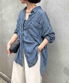 【ジェナ エスパス メルヴェイユ/Jena espace merveilleux】の【販売後即完売】【夏も着れる】テンセルデニムシャツ 人気、トレンドファッション・服の通販 founy(ファニー) ファッション Fashion レディースファッション Fashion for Women トップス・カットソー Cut & Sew Tops シャツ・ブラウス・オフィスカジュアル Elegant Blouses & Button-Ups 春 Spring スマート Smart, Elegant とろみ Fluid, Flowy Fabric デニム Denim, Jeans Material A/W・秋冬 Autumn/Winter S/S・春夏 SS, Spring/Summer, Warm Season 再入荷 Restock / Back in Stock おすすめ Recommended / Our Picks 夏 Summer thumbnail ブルー|ID: prp329100004552622 ipo3291000000033391896