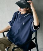 【フリークスストア/FREAK'S STORE】の別注 鹿の子ラインポロシャツ/ロゴ刺繍/ユニセックス【限定展開】 25SS ネイビー|ID: prp329100004552641 ipo3291000000032360974