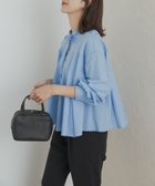 【アーバンリサーチ ドアーズ/URBAN RESEARCH DOORS】のストライプリボンフレアブラウス 人気、トレンドファッション・服の通販 founy(ファニー) ファッション Fashion レディースファッション Fashion for Women トップス・カットソー Cut & Sew Tops シャツ・ブラウス・オフィスカジュアル Elegant Blouses & Button-Ups 春 Spring ショート Short, Short Length ストライプ Stripe, Striped Pattern 人気 Popular, Best Seller フェミニン Feminine, Girly フロント Front, Front Design リボン Ribbon, Bow A/W・秋冬 Autumn/Winter 冬 Winter / This Winter エレガント 上品 Elegant 2025年 2025 2025-2026秋冬・A/W Autumn/Winter 2025–26 AW25–26 thumbnail SAX|ID: prp329100004552715 ipo3291000000034682619