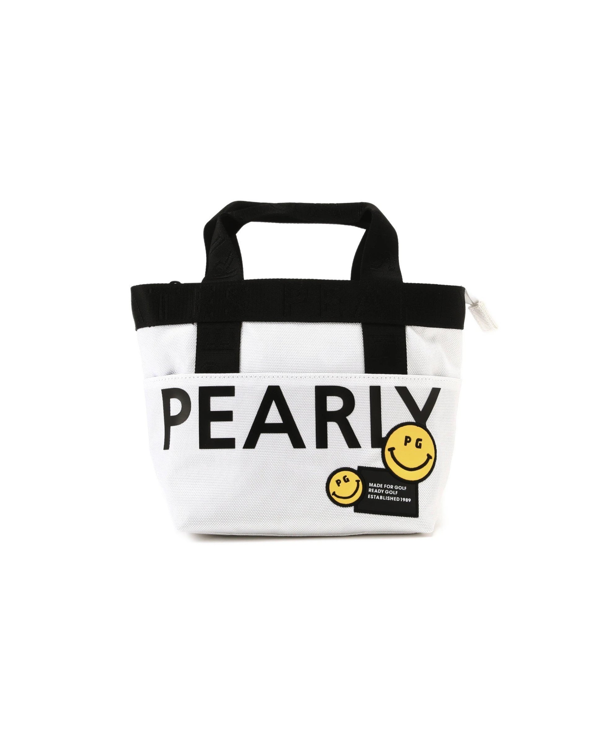 【パーリーゲイツ/PEARLY GATES / MEN】のロゴ×PG SMILEカートバッグ (UNISEX) インテリア・キッズ・メンズ・レディースファッション・服の通販 founy(ファニー) 　ファッション　Fashion　メンズファッション　MEN　バッグ　Bag/Men　ユニセックス　Unisex　おすすめ　Recommend　アウトドア　Outdoor　ゴルフ　Golf　フロント　Front　ポケット　Pocket　モチーフ　Motif　ラウンド　Round　旅行　Travel　ホワイト|ID: prp329100004552724 ipo3291000000032177922