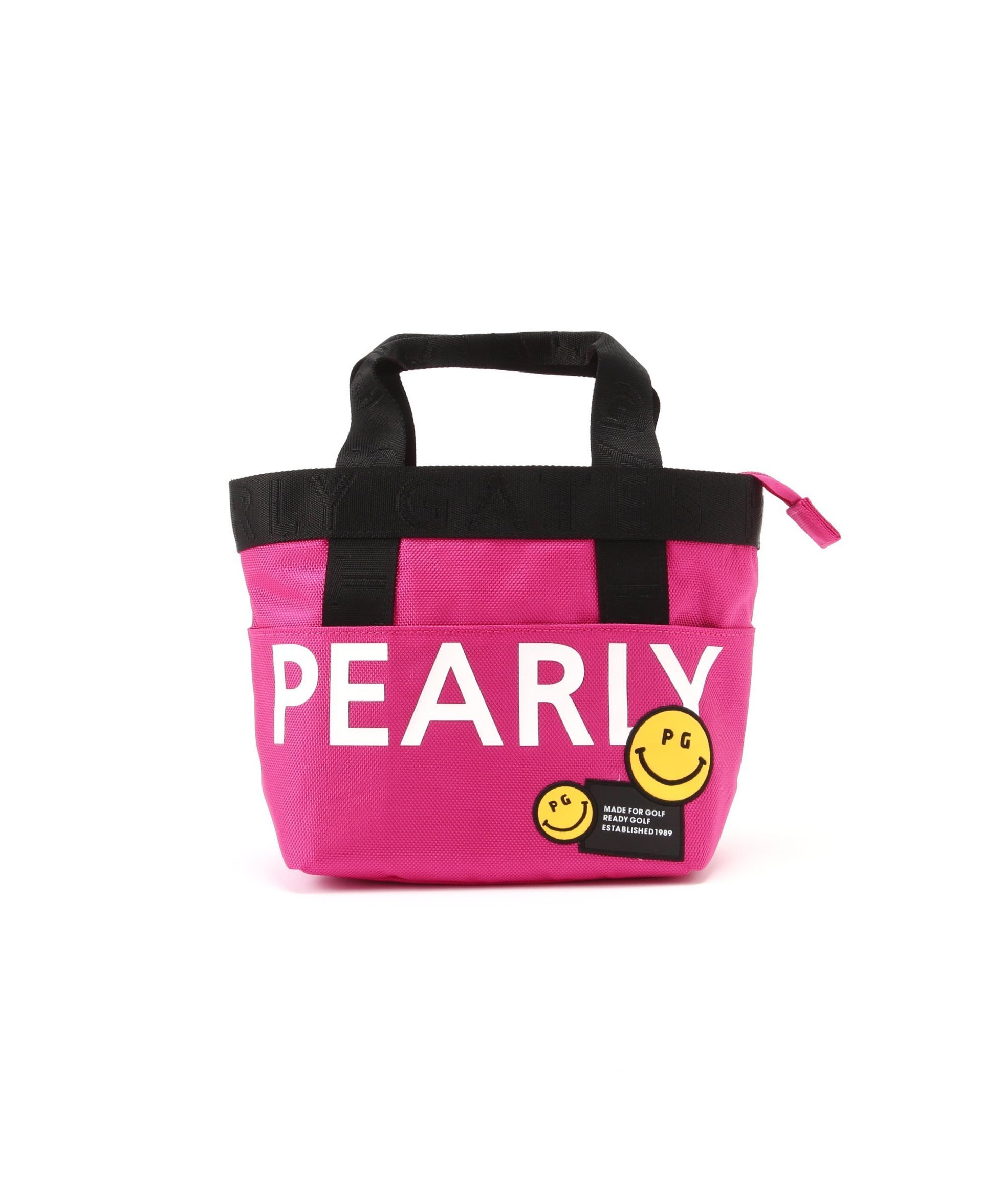 【パーリーゲイツ/PEARLY GATES / MEN】のロゴ×PG SMILEカートバッグ (UNISEX) インテリア・キッズ・メンズ・レディースファッション・服の通販 founy(ファニー) 　ファッション　Fashion　メンズファッション　MEN　バッグ　Bag/Men　ユニセックス　Unisex　おすすめ　Recommend　アウトドア　Outdoor　ゴルフ　Golf　フロント　Front　ポケット　Pocket　モチーフ　Motif　ラウンド　Round　旅行　Travel　ピンク|ID: prp329100004552724 ipo3291000000032177925