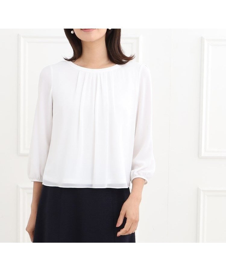 【リフレクト/Reflect】の【春SALE/マシンウォッシュ可】ピンタックブラウス 人気、トレンドファッション・服の通販 founy(ファニー) 　ファッション　Fashion　レディースファッション　WOMEN　トップス・カットソー　Tops/Tshirt　シャツ/ブラウス　Shirts/Blouses　インナー　Inner　エレガント 上品　Elegant　シルク　Silk　ジャージ　Jersey　セットアップ　Set Up　ビジネス 仕事 通勤　Business　春　Spring　 other-1|ID: prp329100004552725 ipo3291000000032285606