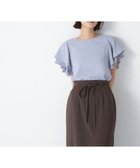 【ナチュラル ビューティー ベーシック/NATURAL BEAUTY BASIC】のシアーレイヤードフレアブラウス 人気、トレンドファッション・服の通販 founy(ファニー) ファッション Fashion レディースファッション Fashion for Women トップス・カットソー Cut & Sew Tops シャツ・ブラウス・オフィスカジュアル Elegant Blouses & Button-Ups インナー Innerwear シアー Sheer, See-Through スリーブ Sleeve, Long Sleeve / Short Sleeve フリル Frill, Ruffle プレーン Plain, Simple 夏 Summer thumbnail ブルー|ID: prp329100004552733 ipo3291000000032681206