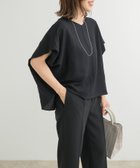 【アーバンリサーチ ドアーズ/URBAN RESEARCH DOORS】のバックタックコクーンブラウス NAVY|ID: prp329100004552760 ipo3291000000032369043