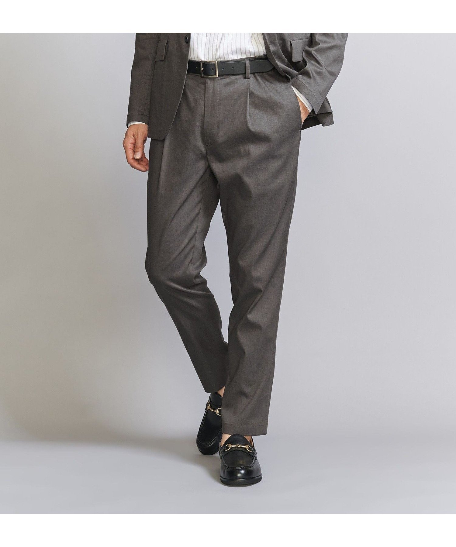 【ビューティ&ユース ユナイテッドアローズ/BEAUTY&YOUTH / UNITED ARROWS / MEN】の東レ/TORAY ドライ ポリエステル 1プリーツ イージーパンツ - セットアップ対応 ヨコストレッチ ウォッシャブル - インテリア・キッズ・メンズ・レディースファッション・服の通販 founy(ファニー) 　ファッション　Fashion　メンズファッション　Fashion for Men　ボトムス　Bottoms　ウォッシャブル　Machine Washable　クッション　Cushion, Throw Pillow　コイン　Coin, Coin Design　コンパクト　Compact, Small Size　ジャケット　Jacket, Outerwear　ストレッチ　Stretch, Stretchy Fabric　セットアップ　Set-Up, Coordinated Outfit　ハーフ　Half, Half-Length　プリーツ　Pleats, Pleated　ポケット　Pocket, Pocket Detail　別注　Limited Edition, Custom Order　モバイル　Mobile, Smartphone　ループ　Loop, Loop Knit　おすすめ　Recommended / Our Picks　エレガント 上品　Elegant　MOCA|ID: prp329100004552764 ipo3291000000032711697