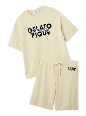 【ジェラートピケ オム/GELATO PIQUE HOMME / MEN】の【HOMME】スムーズィーliteロゴセットアップ 人気、トレンドファッション・服の通販 founy(ファニー) ファッション Fashion メンズファッション Fashion for Men セットアップ Matching Sets おすすめ Recommended / Our Picks なめらか Smooth, Silky Texture ギフト プレゼント Gift / Present セットアップ Set-Up, Coordinated Outfit ハーフ Half, Half-Length ベーシック Basic, Essential ボーダー Border, Stripe 夏 Summer 春 Spring S/S・春夏 SS, Spring/Summer, Warm Season 軽量 Lightweight, Ultra Light |ID:prp329100004552771