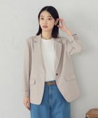 【コムサイズム/COMME CA ISM】の【UVカット・吸汗速乾・接触冷感】kireri ストレッチドライツイル ジャケット 人気、トレンドファッション・服の通販 founy(ファニー) ファッション Fashion レディースファッション WOMEN アウター Coat Outerwear ジャケット Jackets おすすめ Recommend ジャケット Jacket ストレート Straight スリット Slit セットアップ Set Up リラックス Relax 夏 Summer thumbnail グレージュ|ID: prp329100004552832 ipo3291000000032361911