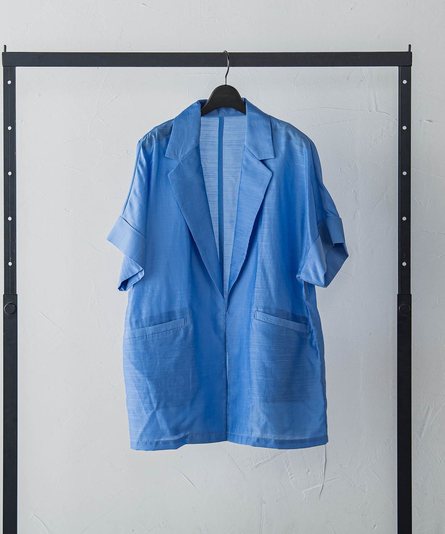 【ロートレ アモン/LAUTRE AMONT】の【WEB限定】シアースラブジャケット≪手洗い可能≫ インテリア・キッズ・メンズ・レディースファッション・服の通販 founy(ファニー) 　ファッション　Fashion　レディースファッション　Fashion for Women　アウター　Coat / Outerwear Collection　レディースジャケット・軽アウター　Jackets　ノースリーブ　Sleeveless, No-Sleeve　ベーシック　Basic, Essential　エレガント 上品　Elegant　半袖　Short Sleeve, Half Sleeve　夏　Summer　ビジネス 仕事 通勤　Business / Work / Commuting　ライトブルー|ID: prp329100004552899 ipo3291000000032713327