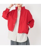 【スタディオ クリップ/studio CLIP】の《days》スタンドブルゾン 人気、トレンドファッション・服の通販 founy(ファニー) ファッション Fashion レディースファッション WOMEN アウター Coat Outerwear ブルゾン Blouson/Jackets ギャザー Gather シンプル Simple スタンド Stand ドット Dot バランス Balance フロント Front ブルゾン Blouson ベーシック Basic ボトム Bottom thumbnail レッド30|ID: prp329100004552910 ipo3291000000032261900