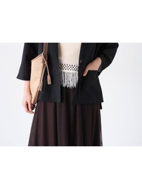 【テチチ/Te chichi】のシアードルマンジャケット 人気、トレンドファッション・服の通販 founy(ファニー) ファッション Fashion レディースファッション WOMEN アウター Coat Outerwear ジャケット Jackets クロップド Cropped シアー Sheer ジャケット Jacket スリット Slit トレンド Trend |ID:prp329100004552921