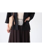 【テチチ/Te chichi】のシアードルマンジャケット 人気、トレンドファッション・服の通販 founy(ファニー) ファッション Fashion レディースファッション WOMEN アウター Coat Outerwear ジャケット Jackets クロップド Cropped シアー Sheer ジャケット Jacket スリット Slit トレンド Trend thumbnail ブラック|ID: prp329100004552921 ipo3291000000032352732