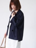 【テチチ/Te chichi】のシアードルマンジャケット 人気、トレンドファッション・服の通販 founy(ファニー) ファッション Fashion レディースファッション WOMEN アウター Coat Outerwear ジャケット Jackets クロップド Cropped シアー Sheer ジャケット Jacket スリット Slit トレンド Trend thumbnail ネイビー|ID: prp329100004552921 ipo3291000000032352736