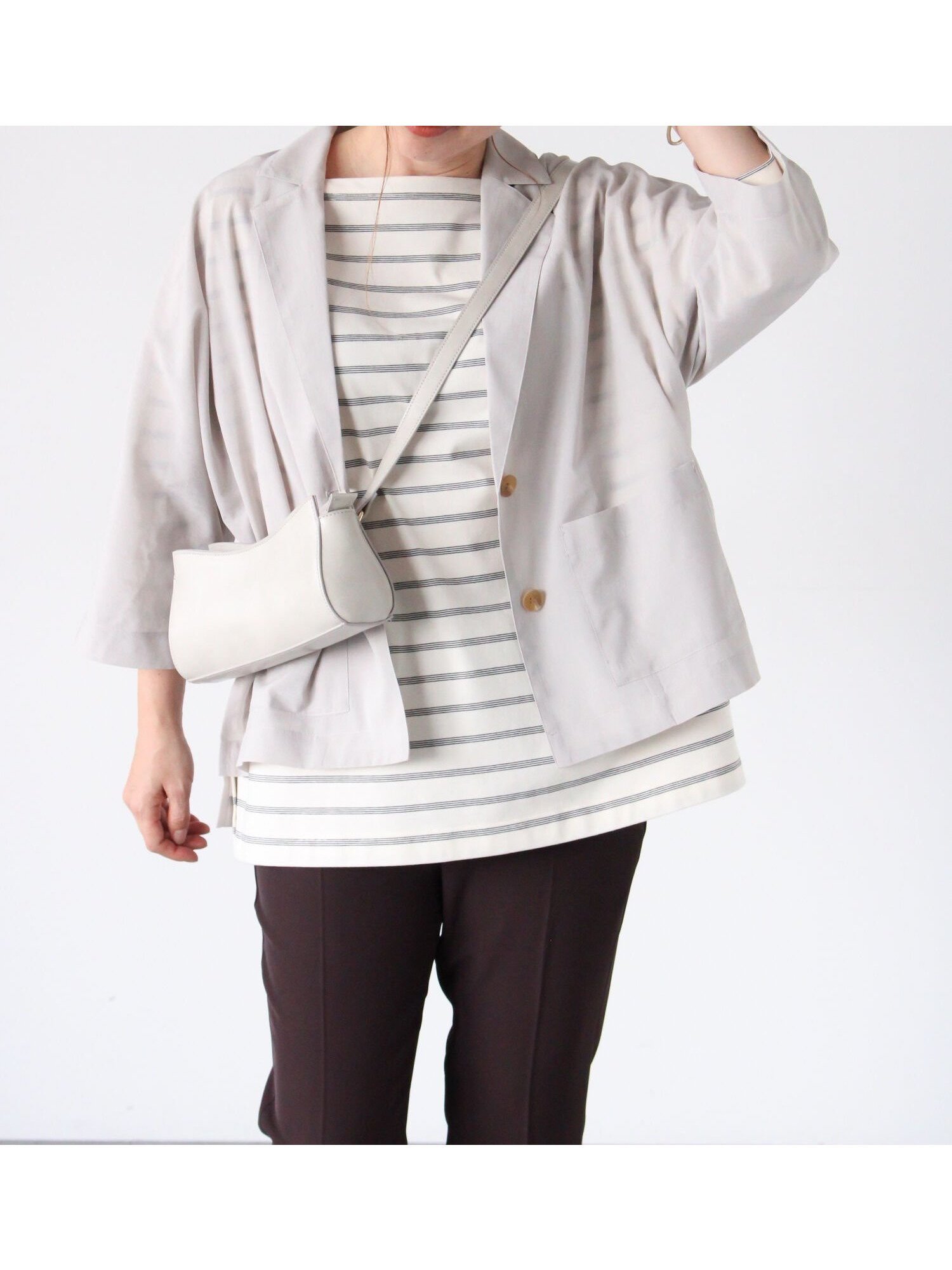 【テチチ/Te chichi】のシアードルマンジャケット インテリア・キッズ・メンズ・レディースファッション・服の通販 founy(ファニー) 　ファッション　Fashion　レディースファッション　WOMEN　アウター　Coat Outerwear　ジャケット　Jackets　クロップド　Cropped　シアー　Sheer　ジャケット　Jacket　スリット　Slit　トレンド　Trend　ベージュ|ID: prp329100004552921 ipo3291000000032352738