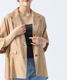 【ビームス ハート/BEAMS HEART】のフレンチスリーブ ジャケット 人気、トレンドファッション・服の通販 founy(ファニー) ファッション Fashion レディースファッション WOMEN アウター Coat Outerwear ジャケット Jackets おすすめ Recommend キャミソール Camisole シンプル Simple ジャケット Jacket スリーブ Sleeve タンク Tank トレンド Trend ノースリーブ No Sleeve フレンチ French ルーズ Loose 夏 Summer 旅行 Travel 春 Spring S/S・春夏 Ss・Spring/Summer 軽量 Lightweight |ID:prp329100004552942