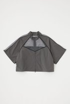【マウジー/moussy】のPIPING HALF SLEEVE トラックジャケット 人気、トレンドファッション・服の通販 founy(ファニー) ファッション Fashion レディースファッション WOMEN アウター Coat Outerwear ジャケット Jackets おすすめ Recommend インナー Inner シアー Sheer ジャケット Jacket メッシュ Mesh 人気 Popularity 再入荷 Restock/Back In Stock/Re Arrival thumbnail GRY|ID: prp329100004552946 ipo3291000000032180100
