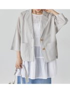 【テチチ/Te chichi】のシアードルマンジャケット 人気、トレンドファッション・服の通販 founy(ファニー) ファッション Fashion レディースファッション WOMEN アウター Coat Outerwear ジャケット Jackets シアー Sheer ジャケット Jacket thumbnail ベージュ|ID: prp329100004552953 ipo3291000000032368240