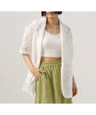 【ベイフロー/BAYFLOW】のトレンド感をプラス ハーフスリーブレースジャケット 人気、トレンドファッション・服の通販 founy(ファニー) ファッション Fashion レディースファッション WOMEN アウター Coat Outerwear ジャケット Jackets おすすめ Recommend シンプル Simple ジャケット Jacket ダブル Double デニム Denim トレンド Trend レース Race 夏 Summer thumbnail ホワイト10|ID: prp329100004552956 ipo3291000000032180183