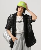 【ベイフロー/BAYFLOW】のトレンド感をプラス ハーフスリーブレースジャケット 人気、トレンドファッション・服の通販 founy(ファニー) ファッション Fashion レディースファッション WOMEN アウター Coat Outerwear ジャケット Jackets おすすめ Recommend シンプル Simple ジャケット Jacket ダブル Double デニム Denim トレンド Trend レース Race 夏 Summer thumbnail ブラック19|ID: prp329100004552956 ipo3291000000032180186