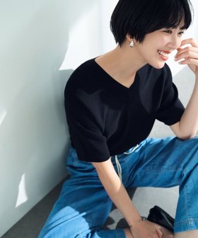 【エルーラ/Elura】の第三弾ニット入荷! 華奢見えドルマンVネックニット/492597 人気、トレンドファッション・服の通販 founy(ファニー) ファッション Fashion レディースファッション WOMEN トップス・カットソー Tops/Tshirt ニット Knit Tops Vネック V-Neck 洗える Washable デコルテ Decolletage 人気 Popularity おすすめ Recommend 夏 Summer |ID:prp329100004552959