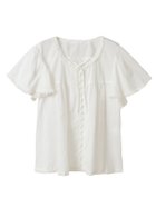 【ピンクハウス/PINK HOUSE】のローンブラウス 人気、トレンドファッション・服の通販 founy(ファニー) ファッション Fashion レディースファッション WOMEN トップス・カットソー Tops/Tshirt シャツ/ブラウス Shirts/Blouses シンプル Simple フリル Frills フレア Flare フロント Front リボン Ribbon thumbnail シロ|ID: prp329100004552991 ipo3291000000032303167