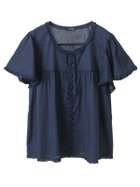 【ピンクハウス/PINK HOUSE】のローンブラウス 人気、トレンドファッション・服の通販 founy(ファニー) ファッション Fashion レディースファッション WOMEN トップス・カットソー Tops/Tshirt シャツ/ブラウス Shirts/Blouses シンプル Simple フリル Frills フレア Flare フロント Front リボン Ribbon thumbnail ネイビー|ID: prp329100004552991 ipo3291000000032303171
