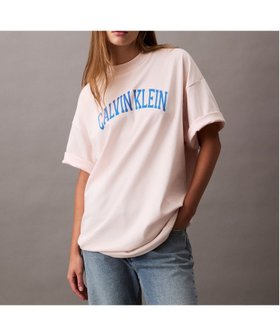 【カルバンクライン/Calvin Klein】の【公式ショップ】 カルバンクライン ロゴプリントクルーネックTシャツ Calvin Klein Jeans 47B822G 人気、トレンドファッション・服の通販 founy(ファニー) ファッション Fashion レディースファッション WOMEN トップス・カットソー Tops/Tshirt シャツ/ブラウス Shirts/Blouses ロング / Tシャツ T-Shirts ジーンズ Jeans スタイリッシュ Stylish デニム Denim プリント Print モダン Modern |ID:prp329100004553020