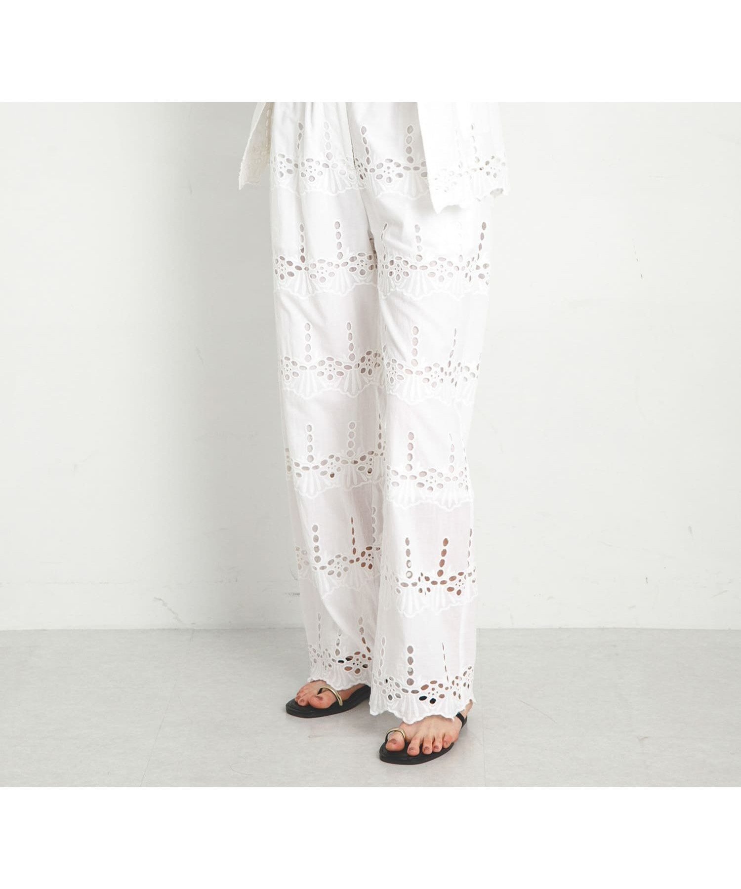 【サニーレーベル/Sonny Label / URBAN RESEARCH】のコットンレースイージーパンツ 人気、トレンドファッション・服の通販 founy(ファニー) 　ファッション　Fashion　レディースファッション　Ladies' Fashion Online　パンツ　Pants　2025年　2025　2025春夏・S/S　Ss,Spring/Summer,2025　おすすめ　Recommend　シンプル　Simple　ジャケット　Jacket　セットアップ　Set Up　レース　Race　夏　Summer　S/S・春夏　Ss・Spring/Summer　 other-1|ID: prp329100004553027 ipo3291000000032522454
