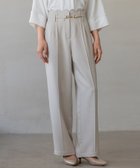 【セゾンドパピヨン/SAISON DE PAPILLON】の【生地リニューアル】スカラップハイウエストパンツ 人気、トレンドファッション・服の通販 founy(ファニー) ファッション Fashion レディースファッション WOMEN パンツ Pants スカラップ Scalloped フェイク Fake フロント Front ポケット Pocket ワイド Wide エレガント 上品 Elegant thumbnail ベージュ|ID: prp329100004553067 ipo3291000000032181311