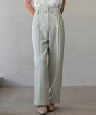 【セゾンドパピヨン/SAISON DE PAPILLON】の【生地リニューアル】スカラップハイウエストパンツ 人気、トレンドファッション・服の通販 founy(ファニー) ファッション Fashion レディースファッション WOMEN パンツ Pants スカラップ Scalloped フェイク Fake フロント Front ポケット Pocket ワイド Wide エレガント 上品 Elegant thumbnail ミント|ID: prp329100004553067 ipo3291000000032181312