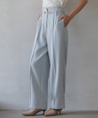 【セゾンドパピヨン/SAISON DE PAPILLON】の【生地リニューアル】スカラップハイウエストパンツ 人気、トレンドファッション・服の通販 founy(ファニー) ファッション Fashion レディースファッション WOMEN パンツ Pants スカラップ Scalloped フェイク Fake フロント Front ポケット Pocket ワイド Wide エレガント 上品 Elegant thumbnail ブルーグレー|ID: prp329100004553067 ipo3291000000032181313