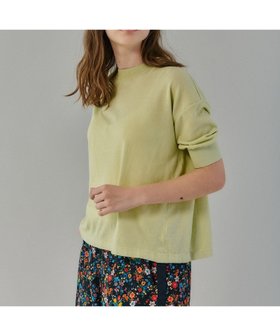 【ビショップ/Bshop】の別注 コットンニット半袖Tシャツ WOMEN 人気、トレンドファッション・服の通販 founy(ファニー) ファッション Fashion レディースファッション Fashion for Women トップス・カットソー Cut & Sew Tops ニット Knit Tops & Sweaters シャツ・ブラウス・オフィスカジュアル Elegant Blouses & Button-Ups ロングTシャツ・Tシャツ Longline T-Shirts & Tees コンパクト Compact, Small Size シンプル Simple, Minimal バランス Balance, Style Balance フィット Fit, Slim Fit 別注 Limited Edition, Custom Order 半袖 Short Sleeve, Half Sleeve |ID:prp329100004553090