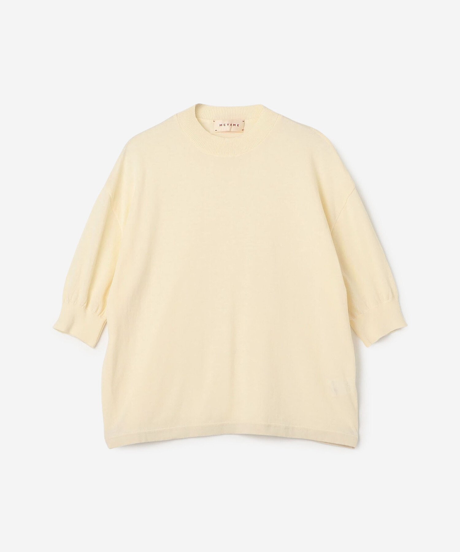 【ビショップ/Bshop】の別注 コットンニット半袖Tシャツ WOMEN インテリア・キッズ・メンズ・レディースファッション・服の通販 founy(ファニー) 　ファッション　Fashion　レディースファッション　Fashion for Women　トップス・カットソー　Cut & Sew Tops　ニット　Knit Tops & Sweaters　シャツ・ブラウス・オフィスカジュアル　Elegant Blouses & Button-Ups　ロングTシャツ・Tシャツ　Longline T-Shirts & Tees　コンパクト　Compact, Small Size　シンプル　Simple, Minimal　バランス　Balance, Style Balance　フィット　Fit, Slim Fit　別注　Limited Edition, Custom Order　半袖　Short Sleeve, Half Sleeve　ECRU|ID: prp329100004553090 ipo3291000000032753630