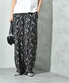 【インタープラネット/INTERPLANET】の麻調ツイルモノトーンプリントパンツ 人気、トレンドファッション・服の通販 founy(ファニー) ファッション Fashion レディースファッション WOMEN パンツ Pants 春 Spring 秋 Autumn/Fall カットソー Cut And Sew シンプル Simple センター Center トラベル Travel 定番 Standard プリント Print ベーシック Basic モノトーン Monotone リラックス Relax ロング Long ワイド Wide 夏 Summer thumbnail その他 ブラック|ID: prp329100004553104 ipo3291000000032181677