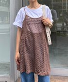 【チャオパニックティピー/CIAOPANIC TYPY】の柄アソートマルチウェイキャミチュニック ブラウン|ID: prp329100004554063 ipo3291000000032763078