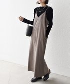 【シップス フォー ウィメン/SHIPS】の手洗い可能 Iライン キャミ ワンピース ブラウン|ID: prp329100004554073 ipo3291000000032187348