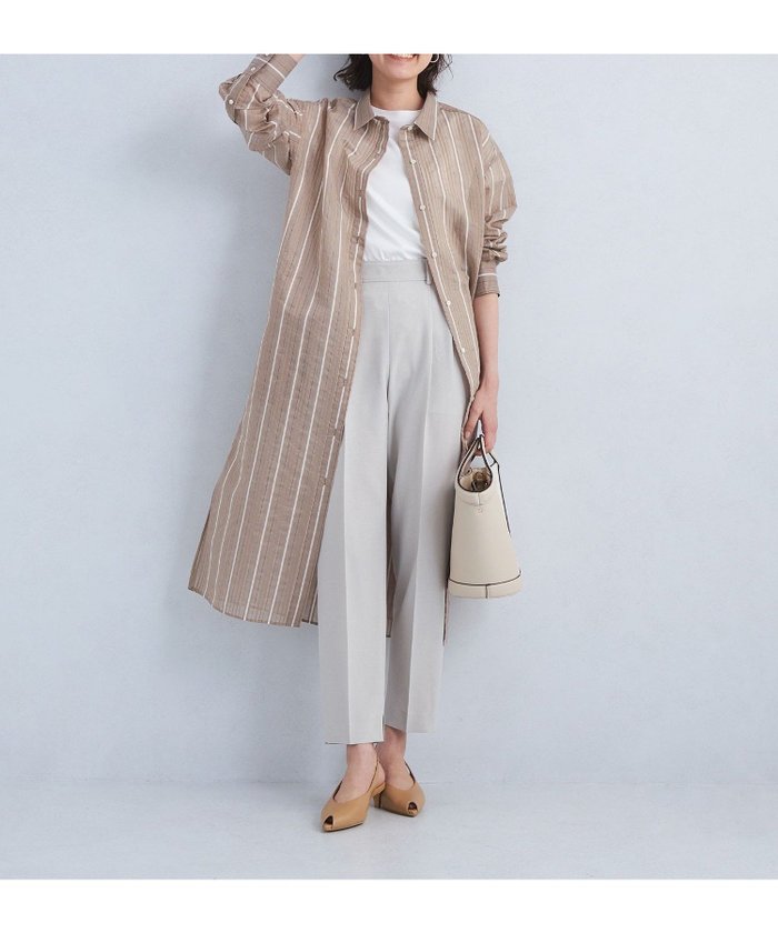 【その他のブランド/Other】のシアー ストライプ シャツ ワンピース インテリア・キッズ・メンズ・レディースファッション・服の通販 founy(ファニー) https://founy.com/ ファッション Fashion レディースファッション WOMEN ワンピース Dress シャツワンピース Shirt Dresses おすすめ Recommend シアー Sheer ストライプ Stripe デニム Denim フロント Front 夏 Summer 春 Spring 羽織 Haori |ID: prp329100004554092 ipo3291000000032187482