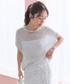 【ラブティックボンボン/La boutique BonBon】の【完売カラー再追加!お上品きらきら】ラメ天竺針抜きフレンチニット 人気、トレンドファッション・服の通販 founy(ファニー) ファッション Fashion レディースファッション Fashion for Women トップス・カットソー Cut & Sew Tops ニット Knit Tops & Sweaters おすすめ Recommended / Our Picks インナー Innerwear スリーブ Sleeve, Long Sleeve / Short Sleeve タイトスカート Pencil Skirt, Tight Skirt デニム Denim, Jeans Material フレア Flare, Flared フレンチ French, French Style エレガント 上品 Elegant 夏 Summer thumbnail シルバー|ID: prp329100004554122 ipo3291000000033031582