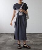 【その他のブランド/Other】のmitis/プチハイネックフレンチスリーブTシャツワンピース ブルー|ID: prp329100004554138 ipo3291000000032488896