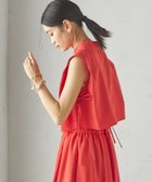 【シップス フォー ウィメン/SHIPS】の小泉里子コラボ 手洗い可能 スラブ 綿麻混 ブラウス レッド|ID: prp329100004554155 ipo3291000000032673618