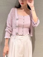 【スナイデル/SNIDEL】のリボンビジュー釦シアーカーディガン 人気、トレンドファッション・服の通販 founy(ファニー) ファッション Fashion レディースファッション Fashion for Women トップス・カットソー Cut & Sew Tops カーディガン・羽織り Layered Style Cardigans おすすめ Recommended / Our Picks エレガント 上品 Elegant カーディガン Cardigan, Knitwear シルバー Silver, Metallic Silver フォルム Silhouette, Form ベーシック Basic, Essential リボン Ribbon, Bow thumbnail PNK[066]|ID: prp329100004554162 ipo3291000000033039889