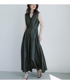 【アニュアンス/anuans】のノースリーブトレンチディティールワンピース 人気、トレンドファッション・服の通販 founy(ファニー) ファッション Fashion レディースファッション WOMEN ワンピース Dress カシュクール Cachecoeur デニム Denim ノースリーブ No Sleeve 夏 Summer |ID:prp329100004554181