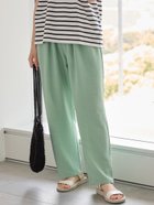 【サマンサモスモス/Samansa Mos2】の【接触冷感】マルチスタイルイージーパンツ 人気、トレンドファッション・服の通販 founy(ファニー) ファッション Fashion レディースファッション Fashion for Women パンツ Pants & Trousers ギャザー Gathered, Ruffled バランス Balance, Style Balance thumbnail グリーン|ID: prp329100004554208 ipo3291000000032666470