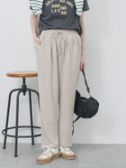 【サマンサモスモス/Samansa Mos2】の【接触冷感】マルチスタイルイージーパンツ 人気、トレンドファッション・服の通販 founy(ファニー) ファッション Fashion レディースファッション Fashion for Women パンツ Pants & Trousers ギャザー Gathered, Ruffled バランス Balance, Style Balance thumbnail ライトベージュ|ID: prp329100004554208 ipo3291000000033644425