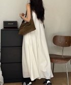 【スピーガ/SPIGA】のキャミ裾マーメイドマキシワンピース シロ|ID: prp329100004554270 ipo3291000000032623980